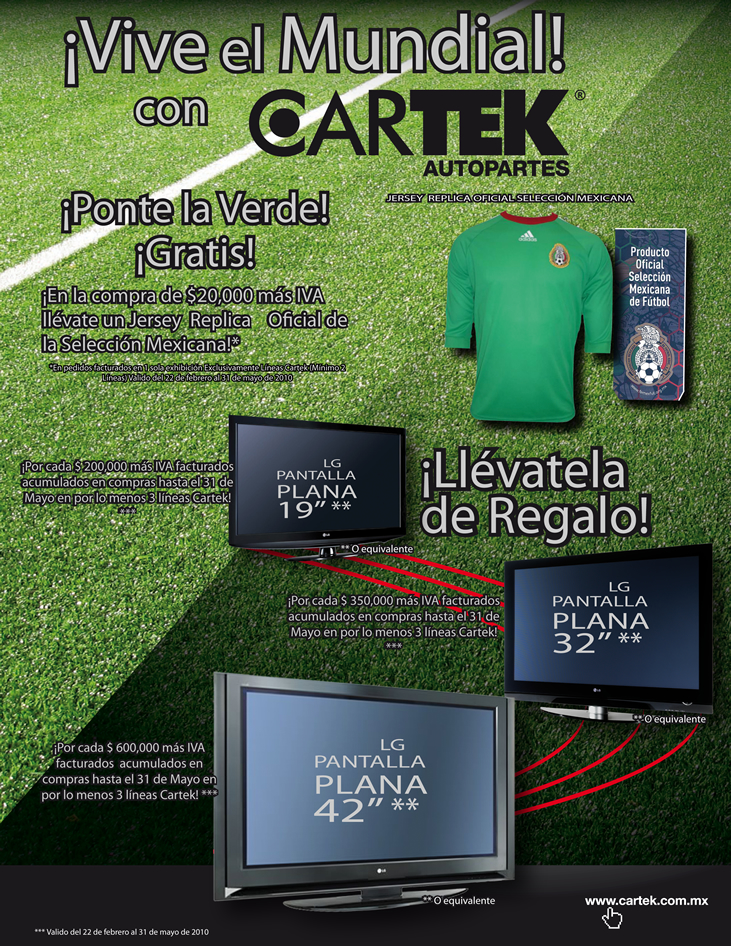 VIVE EL MUNDIAL CON CARTEK
